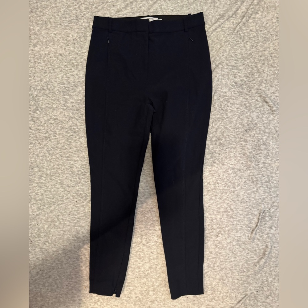 MM Lafleur Classic Black Cropped Pants Size 6